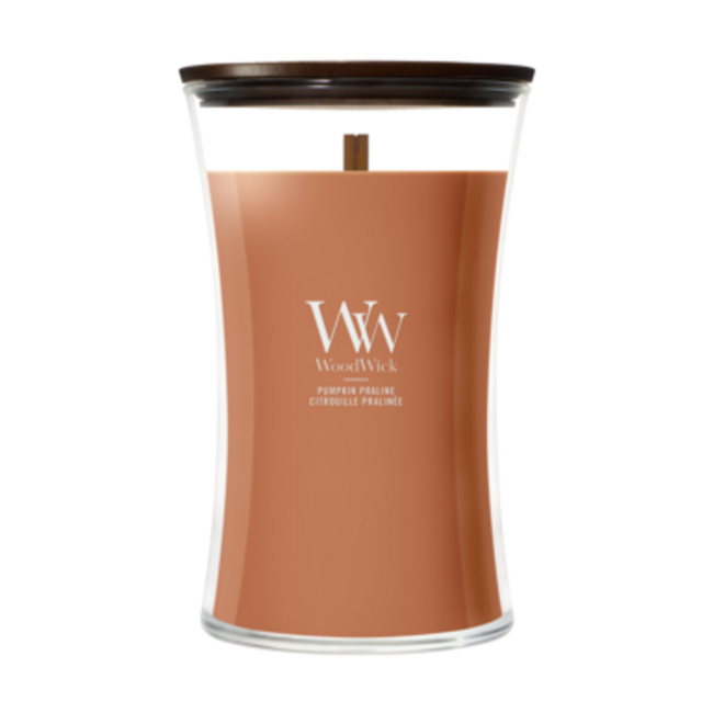 Woodwick Pumpkin Praline Large Candle WoodWick© 130h.