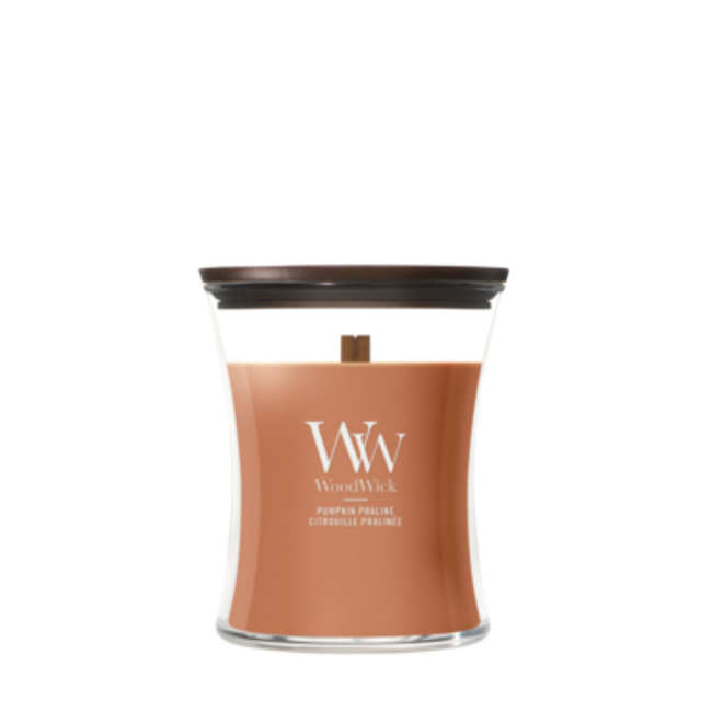 Woodwick Pumpkin Praline Medium Candle WoodWick© 60h.