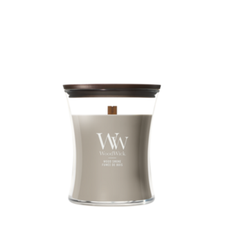 Woodwick Wood Smoke Medium Candle WoodWick© 60h. Woodwick Wood Smoke Medium Candle WoodWick© 60h.