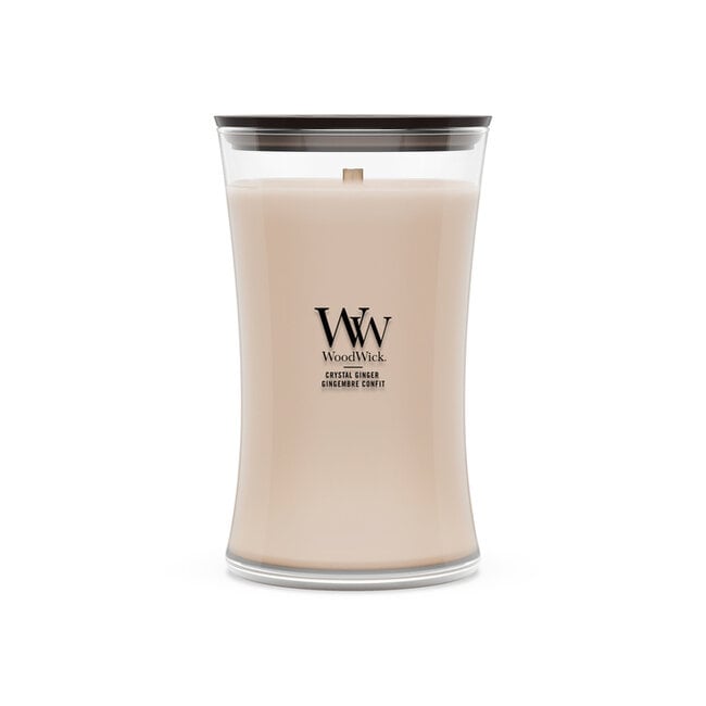 Woodwick Crystal Ginger Large Candle WoodWick© 130h.
