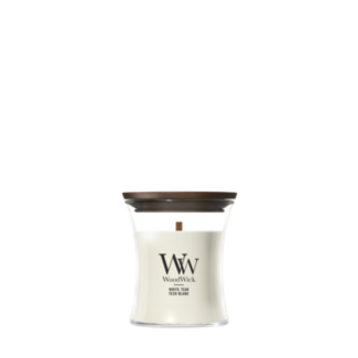 Woodwick White Teak Mini Candle WoodWick© 20h.