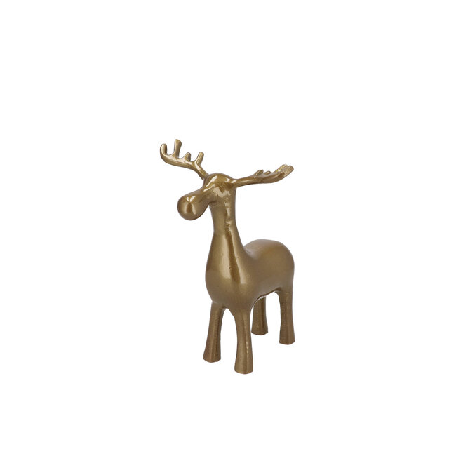 Decoratie Eland Hawley Gold 10x11x14 cm