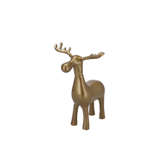 Decoratie Eland Hawley Gold 14,5x13x18 cm