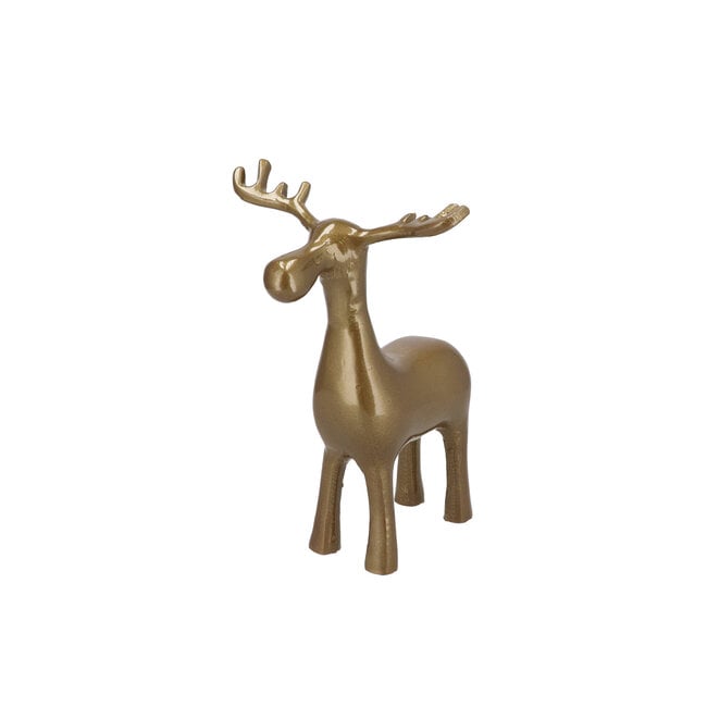 Decoratie Eland Hawley Gold 17x17x24 cm