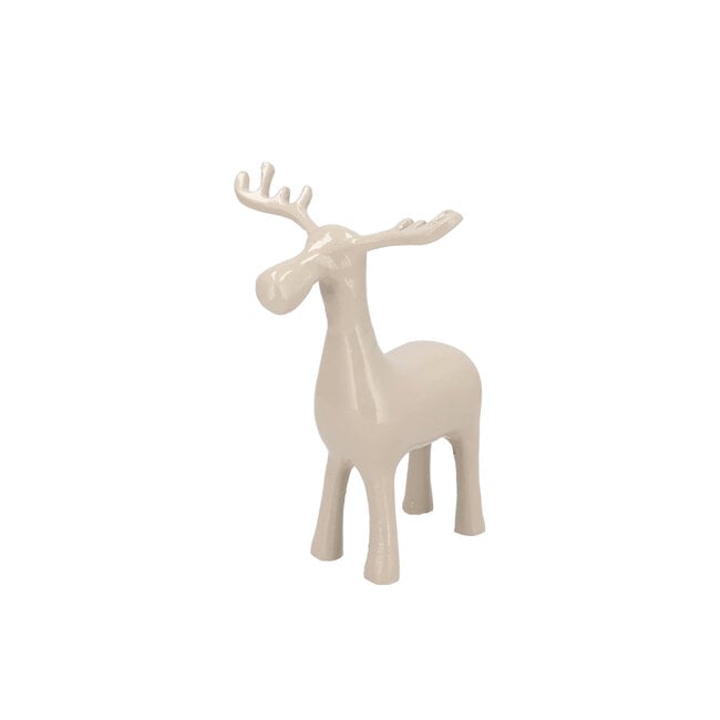 Decoratie Eland Hawley Sand 17x17x24 cm