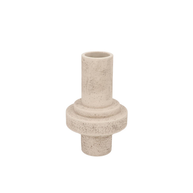 Vaas Concrete White Tube - 16x16x25cm