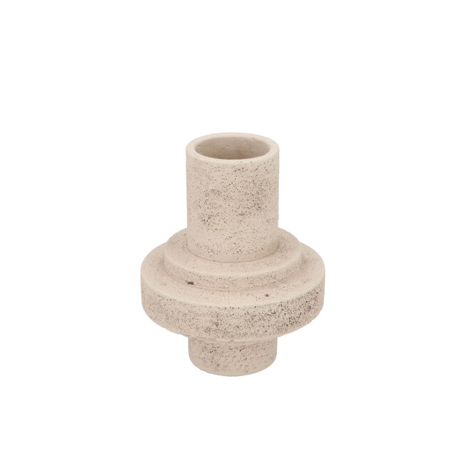 Vaas Concrete White Tube - 16x16x19cm