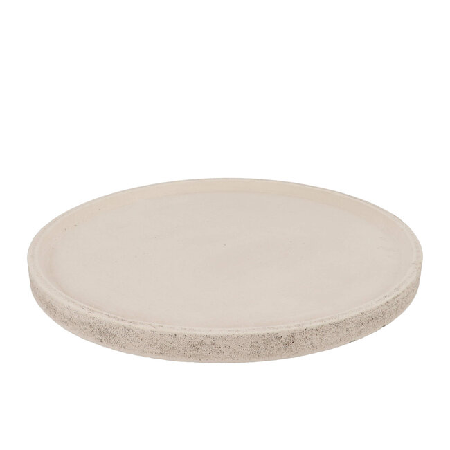 Decoratie Schaal Concrete White - 42x42x3cm