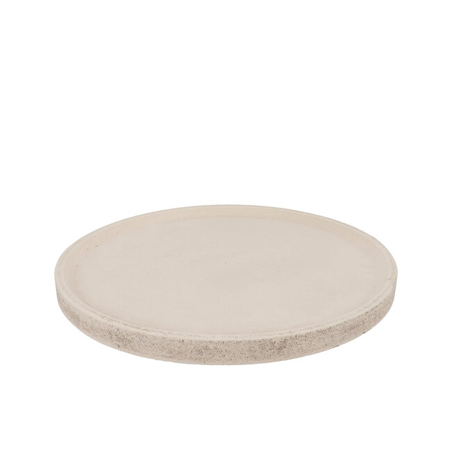 Decoratie Schaal Concrete White - 35x35x3cm