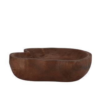 Daan Kromhout Houten Schaal Woody Dark Natural Brown - 43x40x9cm