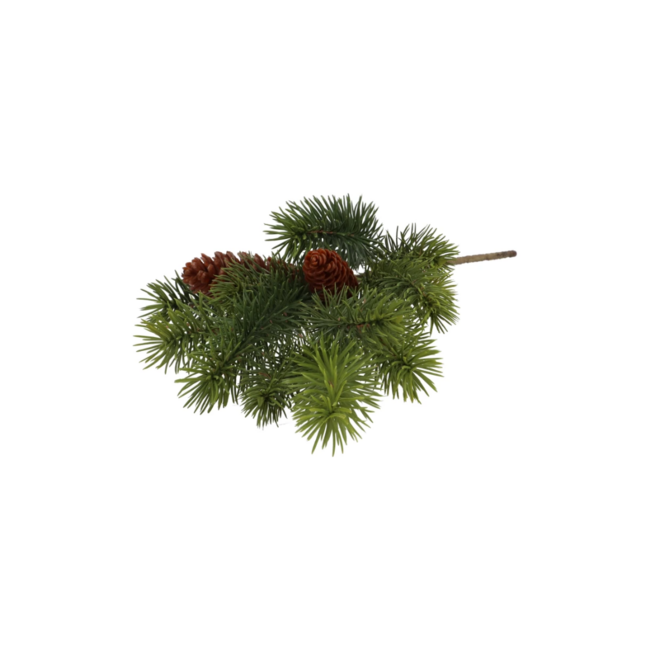 Silk Pine with Cone 48 cm