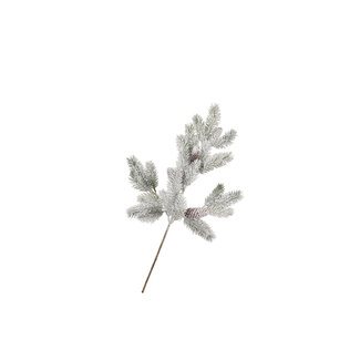 Daan Kromhout Silk Pine with Cone and snow 64 cm Daan Kromhout Silk Pine with Cone and snow 64 cm