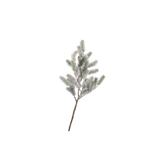 Daan Kromhout Silk Pine with Cone and Snow 81 cm Daan Kromhout Silk Pine with Cone and Snow 81 cm