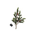 Silk pine with led 81x33x13cm