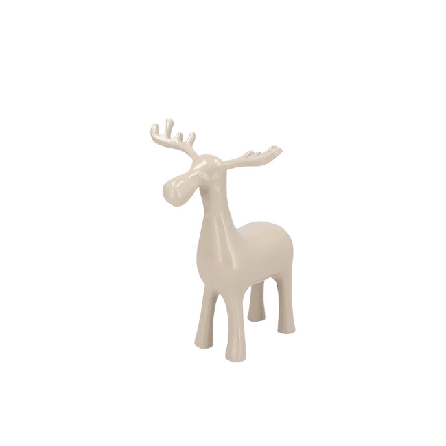 Decoratie Eland Hawley Sand 14,5x13x18 cm