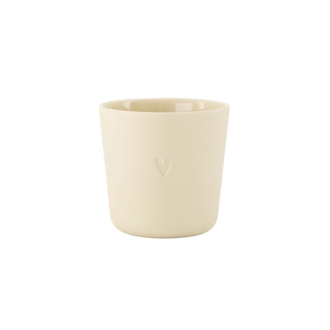 Zusss koffiemok hartje zand