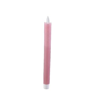 PTMD LED Diner Candle floral pink moveable flame PTMD LED Diner Candle floral pink moveable flame