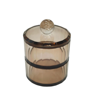Colmore Jar 2 tier NICOLE Ø10x14cm brown luster Colmore Jar 2 tier NICOLE Ø10x14cm brown luster