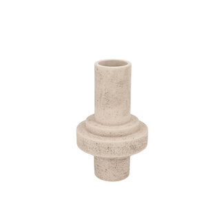 Vaas Concrete White Tube - 16x16x25cm Vaas Concrete White Tube - 16x16x25cm