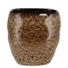 DANA BROWN CAT EYE VASE 26X18X27CM