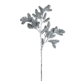 PTMD Twig Plant Green snowed pine spray 113 cm