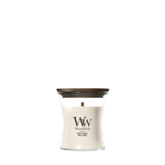 Woodwick White Honey Mini Candle NEW WoodWick© 20h.