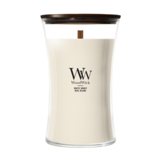 Woodwick White Honey Large Candle NEW WoodWick© 130h.