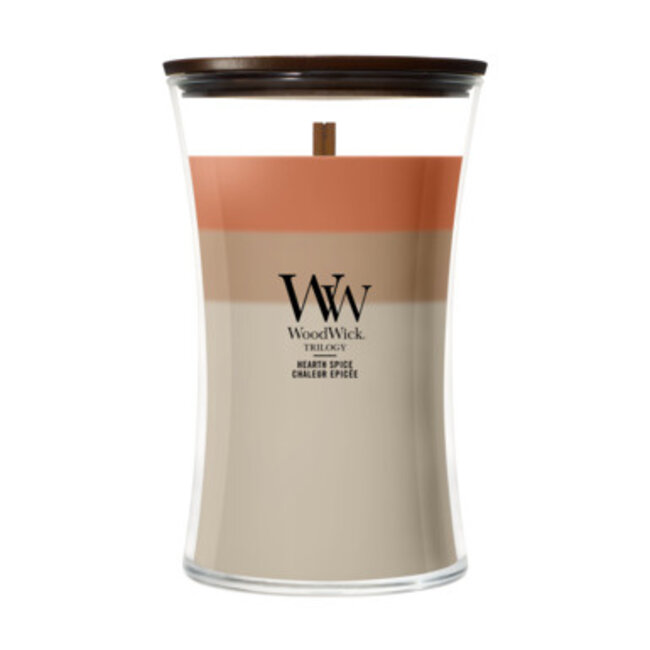 Woodwick Trilogy Hearth Spice Large Candle WoodWick© 130h.