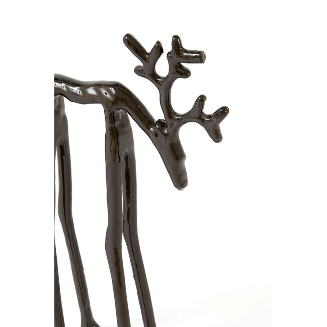 Light & Living Ornament Deer 15x6x25 cm - Shiny Brown-Bronze
