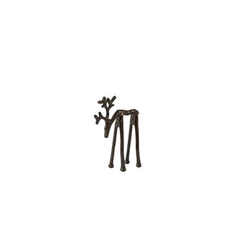 Light & Living Ornament Deer 15x6x20 cm - Shiny Brown-Bronze