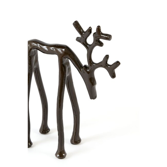 Light & Living Ornament Deer 15x6x20 cm - Shiny Brown-Bronze