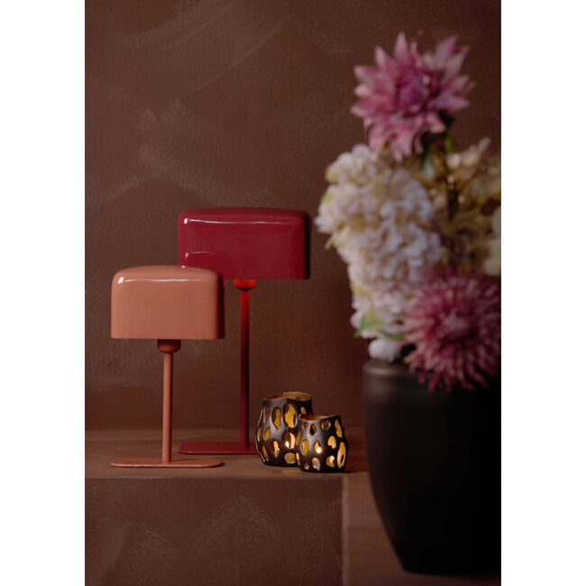 Light & Living Theelicht Ø10x10 cm SARANI mat bruin-brons goud