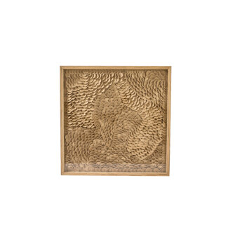 Light & Living Wandornament 80x4x80 cm XELHU zand+naturel