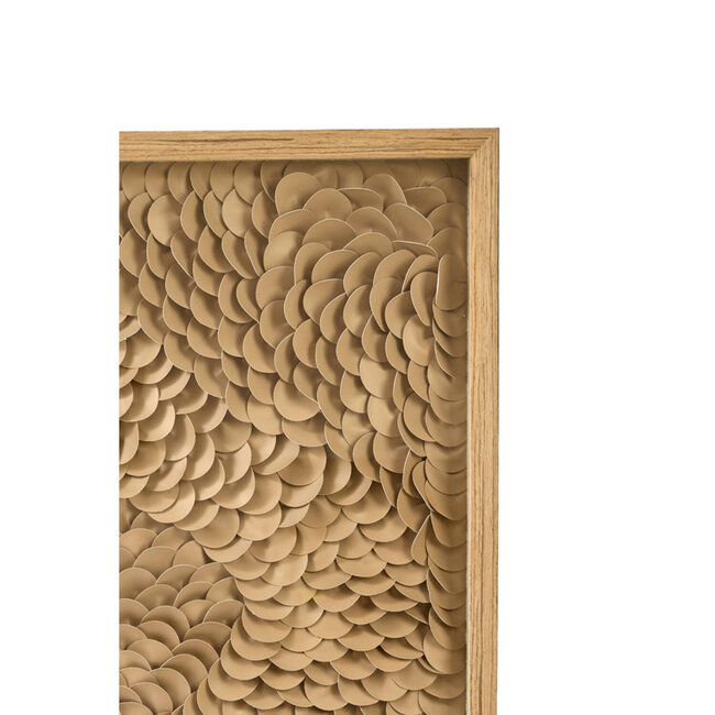 Light & Living Wandornament 80x4x80 cm XELHU zand+naturel