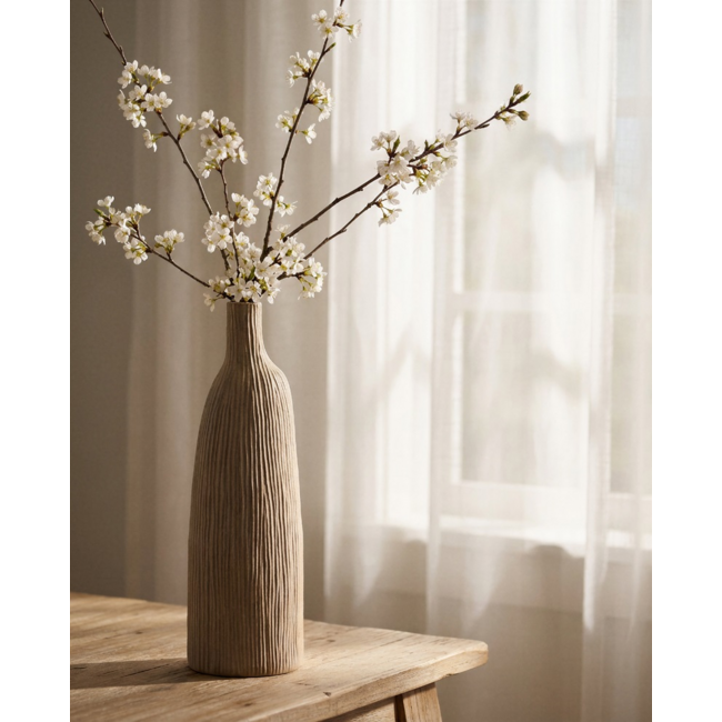 Isaa Vaas Diodo 19,5x13,5x62 cm - bruin