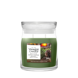 Yankee Candle NEW Balsam & Cedar Fireside Medium Jar