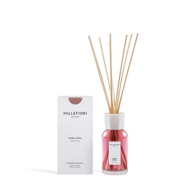 New Milano Reed Diffuser 250 ml Ambra & Rosa