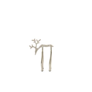 Light & Living Ornament Deer 15x6x20 cm - Nickel Light & Living Ornament Deer 15x6x20 cm - Nickel