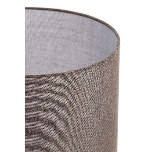 Light & Living Kap cilinder 30-30-32 cm BRANFO linnen donker bruin