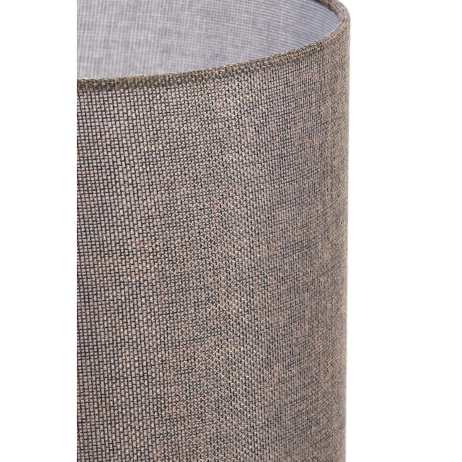 Light & Living Kap cilinder 30-30-32 cm BRANFO linnen donker bruin