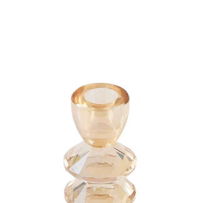 Light & Living Kandelaar 8x14 cm ROVELLO Glass Amber