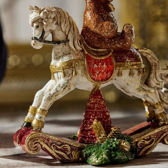 Werner Voß Candle holder rocking horse