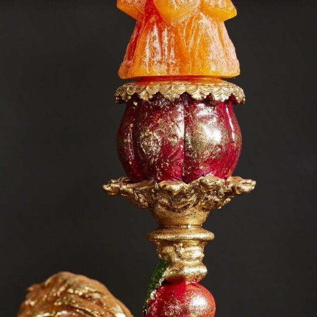 Werner Voß X-Mas Candle Holder Santa on Scooter