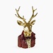 Werner Voß Herten buste met strik (Deer Bust)