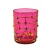 Werner Voß Waxinelichthouder pink with beads and glitter