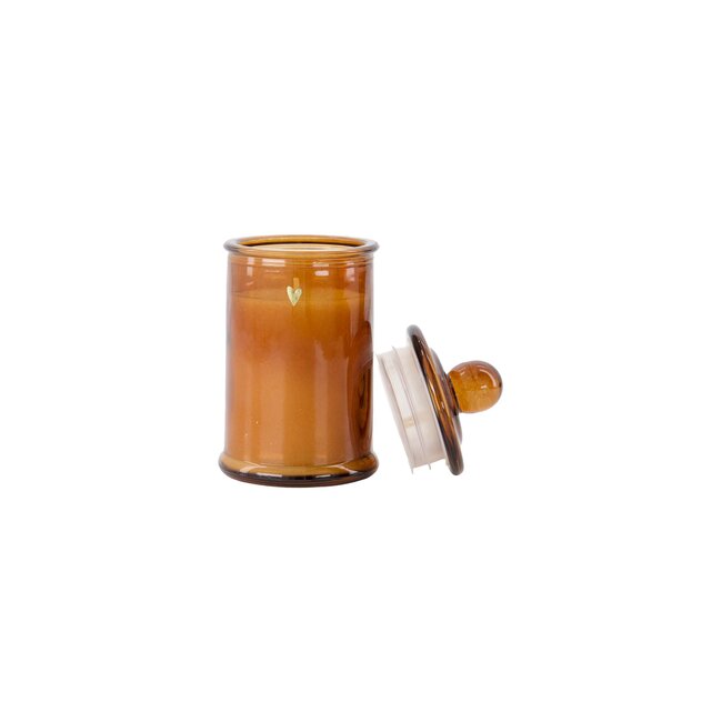 Zusss Geurkaars glas met deksel hartje