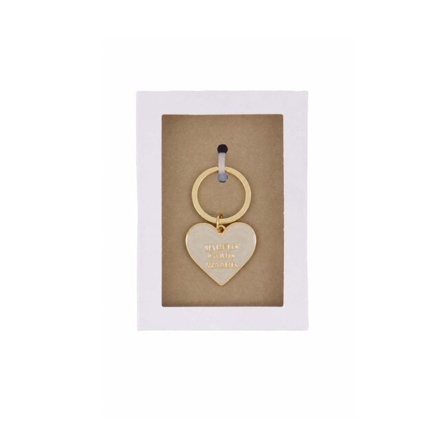 Zusss Sleutelhanger in doosje jij bent goud waard
