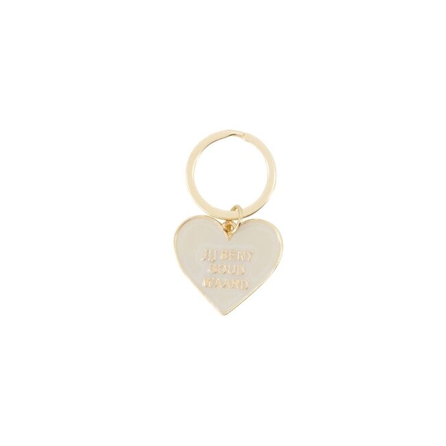 Zusss Sleutelhanger in doosje jij bent goud waard