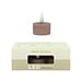 Home Society LED Dusty Rose Tealight Candles Core Recharge Set 6 LED