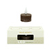 Home Society LED Dark Brown Tealight Candles Core Recharge Set 6 LED